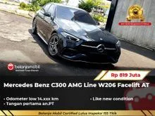 2023 Mercedes-Benz C300 2.0 AMG Line Sedan W206 Facelift AT Hitam NIK 2023 [ LOW KM 14RB ]