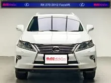 2012 Lexus RX 270 2.7 SUV AT KM Low Tangan Pertama Istimewa