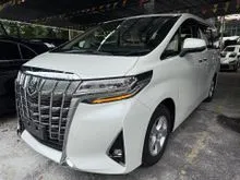 2021 Toyota Alphard 2.5 X WHEEL CHAIR , JBL , SURROUND CAMERA , 7 SEATER , 2 POWER DOOR , DIM, BSM.