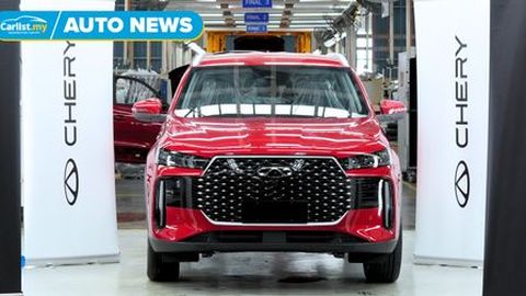 First CKD Turbo and Hybrid units of the Chery Tiggo Cross roll off Kulim production line
