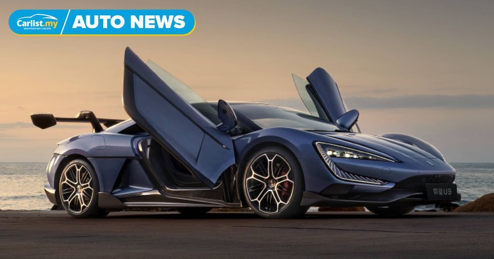 The 4-motor, 1300PS BYD YangWang U9 electric supercar launches in China for RM1.1 million 
