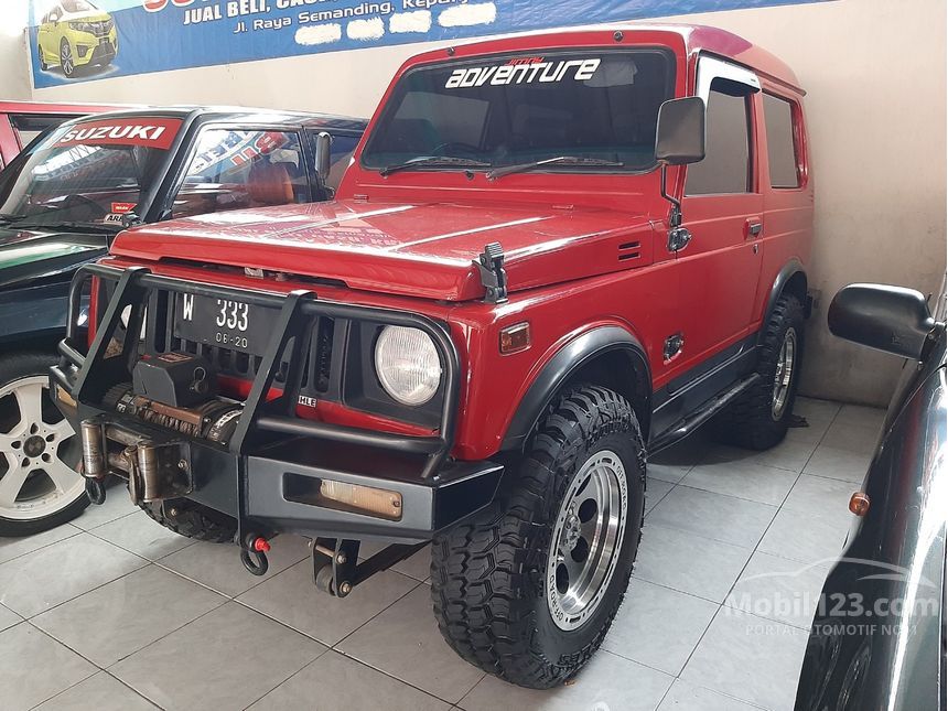 Jual Mobil Suzuki Jimny 1985 4x4 1.0 di Jawa Timur Manual Jeep Merah Rp