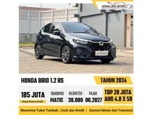 2024 Honda Brio 1.2 RS Hatchback Matic Hitam Tipe Tertinggi Nyaman Murah