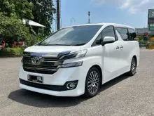2017 Toyota Vellfire 2.5 G MPV