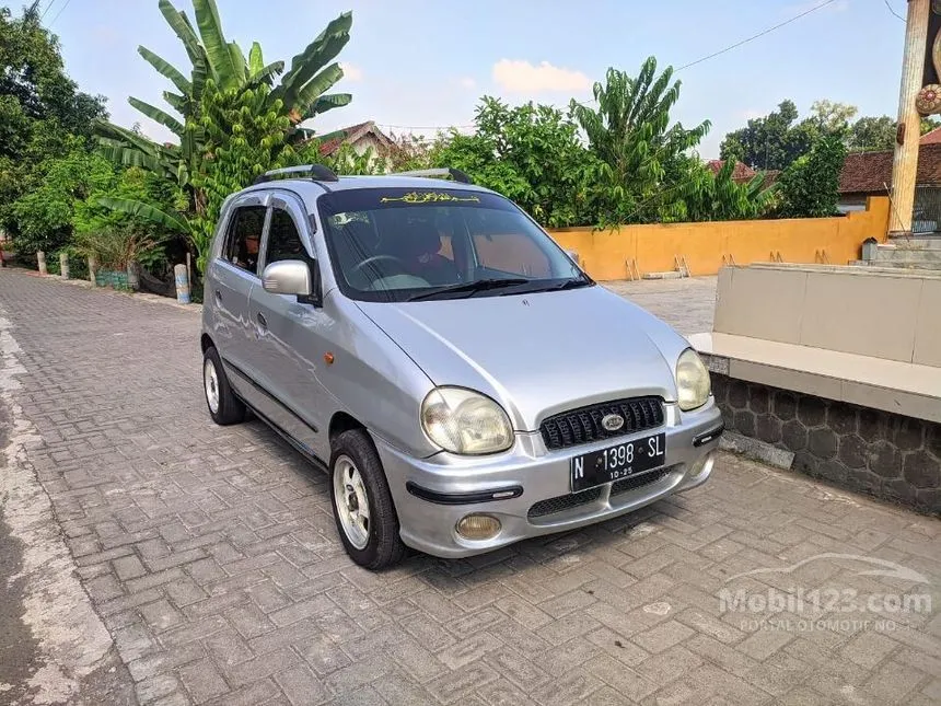 Jual Mobil KIA Visto 2001 1.0 di Jawa Timur Manual Hatchback Silver Rp 45.000.000