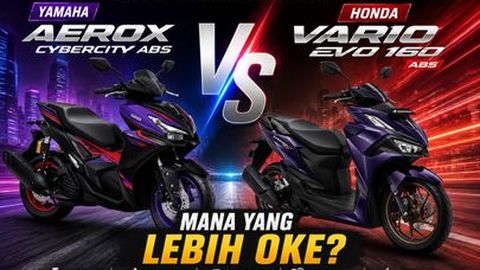 Honda Vario Evo 160 ABS vs Yamaha Aerox CyberCity ABS: Cuma Selisih Rp3 Jutaan; Pilih Mana?
