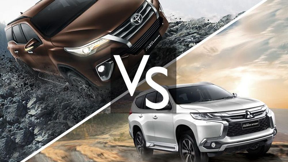 all new fortuner vs pajero sport