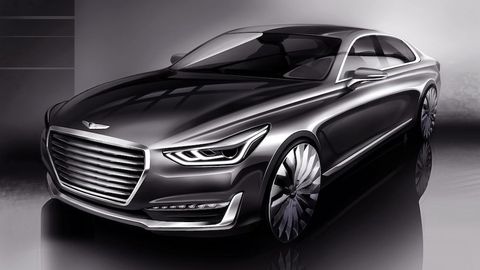Hyundai Previews The G90, Its New Range-Topping Luxury Saloon