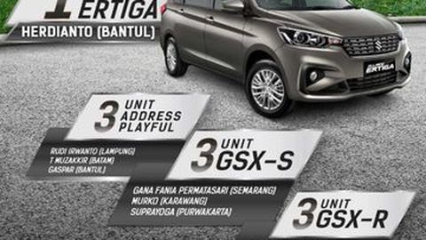 Suzuki Umumkan Pemenang Program Test Drive All-new Suzuki Ertiga