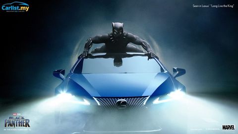 2018 Lexus Superbowl-52 Ad Enlists The Black Panther
