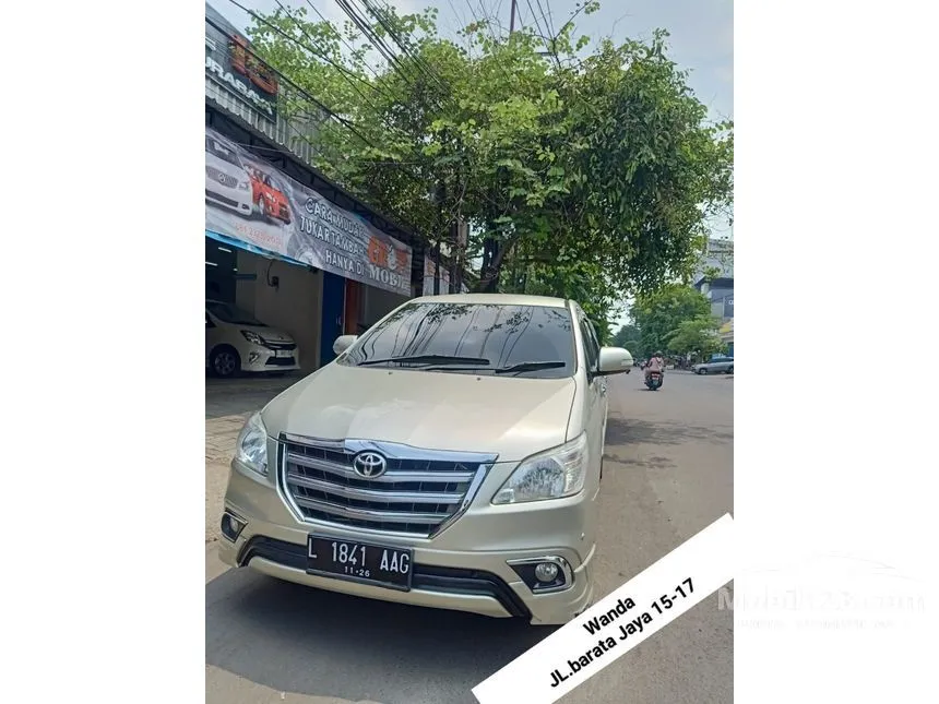 Jual Mobil Toyota Kijang Innova 2014 V Luxury 2.0 di Jawa Timur Manual MPV Silver Rp 188.000.000