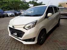 2017 Daihatsu Sigra 1.2 X AT Matic Putih Velg Racing Harga Cash 104 juta
