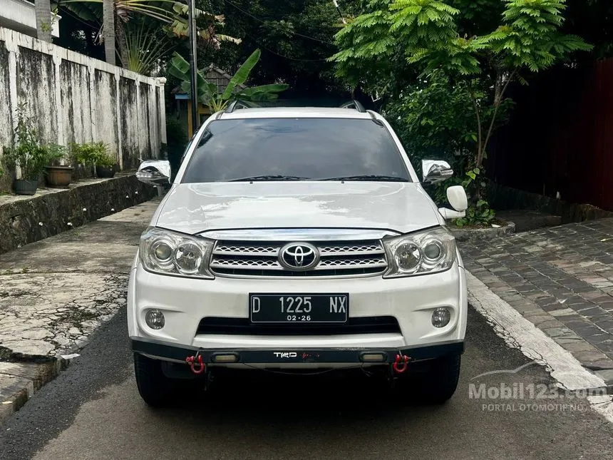 Jual Mobil Toyota Fortuner 2011 G 2.5 di DKI Jakarta Automatic SUV Putih Rp 193.000.000