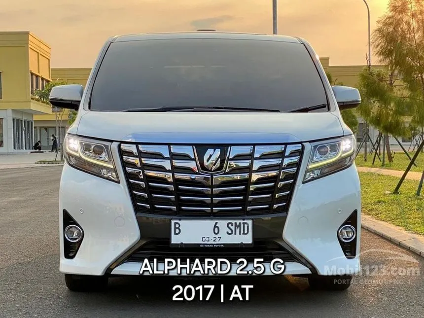 Jual Mobil Toyota Alphard 2017 G 2.5 di DKI Jakarta Automatic Van Wagon Putih Rp 655.000.000