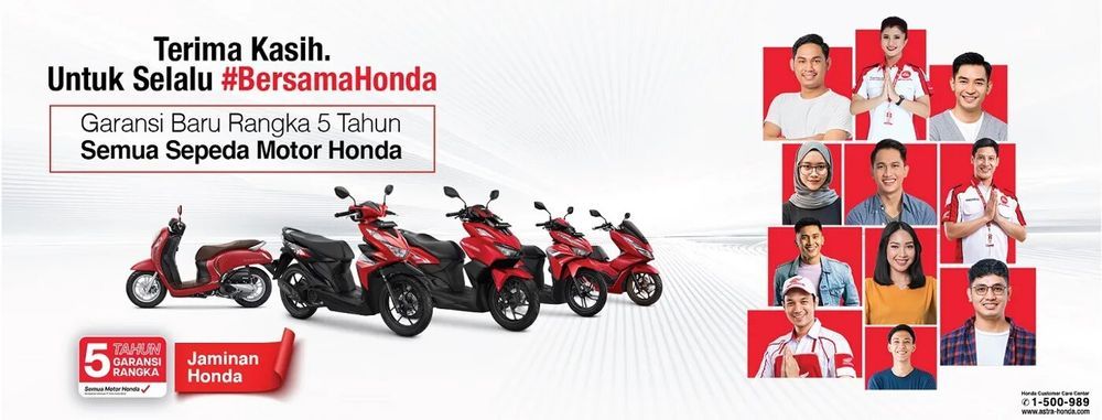 Yamaha dan Honda Mesra Lagi, Kompak Kasih Garansi Rangka Selama Lima Tahun
