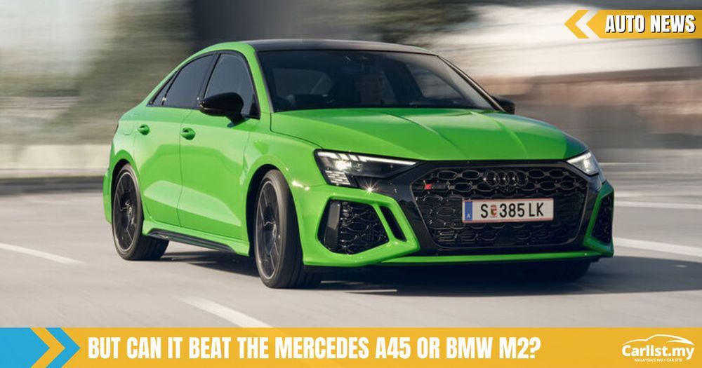 Audi RS3 joins the Malaysian RS stable - 400hp, 500Nm, yours from RM647k