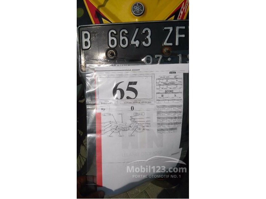 Jual Motor Yamaha Xeon 2014 0.1 di DKI Jakarta Automatic 