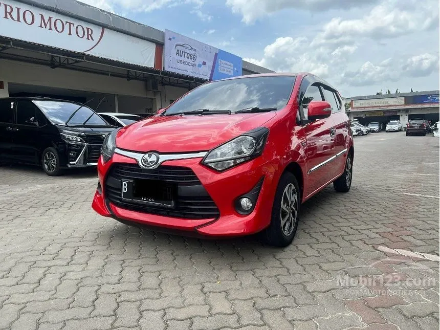 Jual Mobil Toyota Agya 2019 G 1.2 di Banten Manual Hatchback Merah Rp 109.000.000