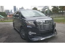 UNREG 2015 Toyota Alphard 2.5 SC PILOT SEAT SEMI NAPPA LEATHER