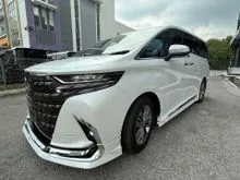 2024 Toyota Alphard 2.5 Z 7-Seater MPV - Merdeka Mega Sales - 7yrs Warranty - Tip Top Condition