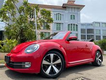 2013 Volkswagen New Beetle 1.2 TSI Coupe Cabrio Soft Top Reg.2015 UK Version Red On Black Km29rb Audio Fender TDP.225JT
