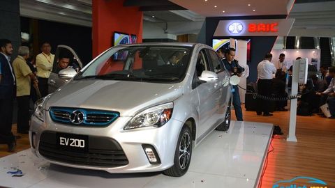 Malaysia Autoshow 2016: BAIC EV 200 Electric Vehicle Previewed