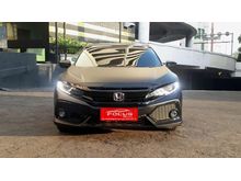 Honda Civic 1.5 Turbo HB E Cvt AT 2017 Hitam Wrapped by Black Matte Sticker - Tangan Pertama - Terawat - Service Record - TDP 92 JUTA - BEST DEAL