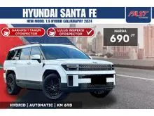 2024 Hyundai Santa Fe 1.6 Calligraphy HEV SUV NEW MODEL HYBRID LOW KM.6RB & PAJAK PANJANG