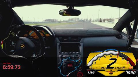 Lamborghini Aventador LP750-4 SV Completes The Nurburgring Run In Under Seven Minutes