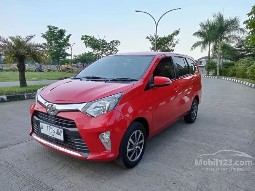 Jual Mobil Toyota Calya 2018 G 1.2 di Jawa Barat Manual MPV Merah Rp 105.000.000