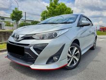TRUE YR 2019 Toyota VIOS 1.5 G (A) FACELIFT SHOWROOM CAR LIKE NEW