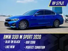 2020 BMW 330i 2.0 M Sport Sedan Blue on Black Biru MSport 330 i