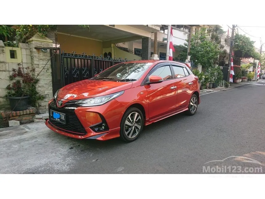 Jual Mobil Toyota Yaris 2021 TRD Sportivo 1.5 di DKI Jakarta Automatic Hatchback Orange Rp 230.000.000