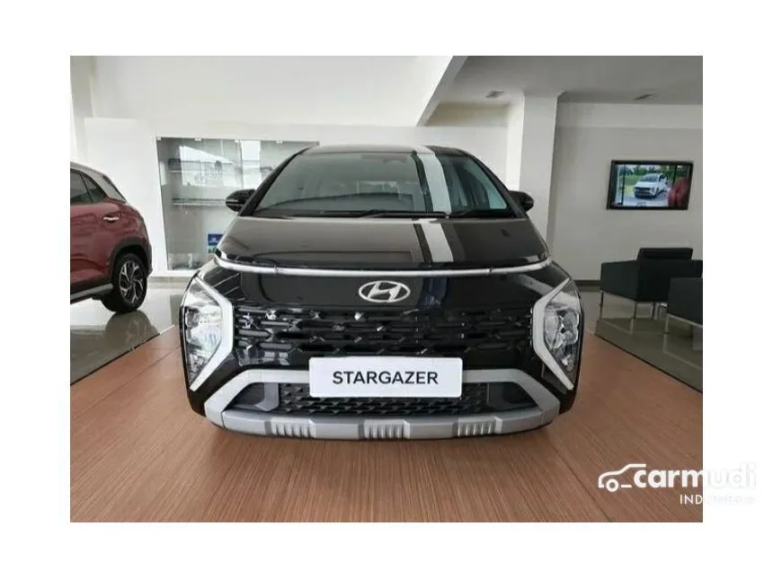 Jual Mobil Hyundai Stargazer 2024 Prime 1.5 di Banten Automatic Wagon Hitam Rp 293.000.000