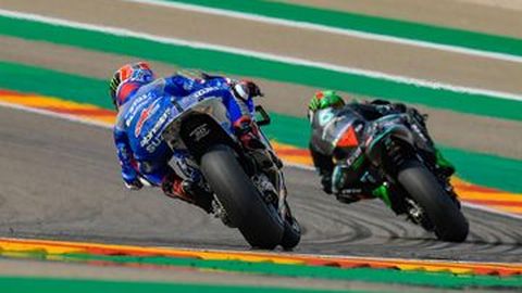 Alex Rins Kewalahan Kejar Morbidelli
