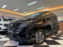 2024 Nissan Serena 1.4 Highway Star e-Power MPV [Km5.000] Nik2024 Black On Black Captain Seat ATPM Warranty #AUTOHIGH #BEST DEAL