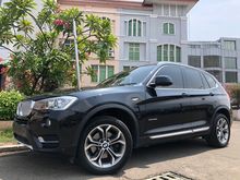 2017 BMW X3 2.0 xDrive20i xLine SUV Bensin Nik2017 Black On Saddle Brown Km30rb Panoramic Sunroof PBD Full Wrnty5Thn TDP.175JT