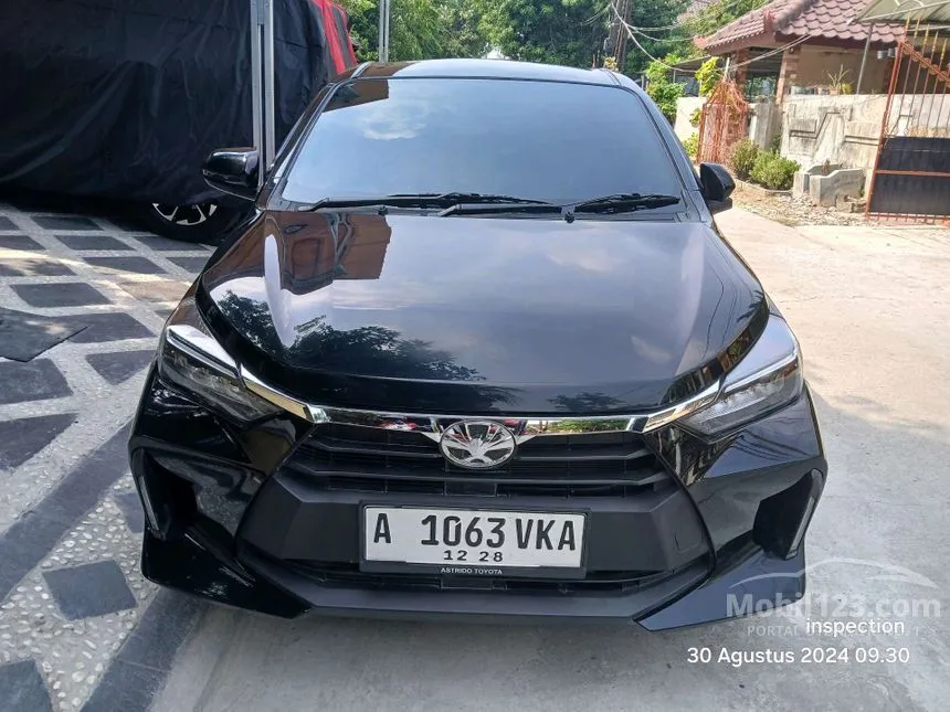 Jual Mobil Toyota Agya 2023 G 1.2 di Banten Manual Hatchback Hitam Rp 139.000.000