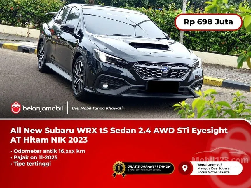 Jual Mobil Subaru WRX 2023 TS Eyesight 2.4 di DKI Jakarta Automatic Sedan Hitam Rp 698.000.000