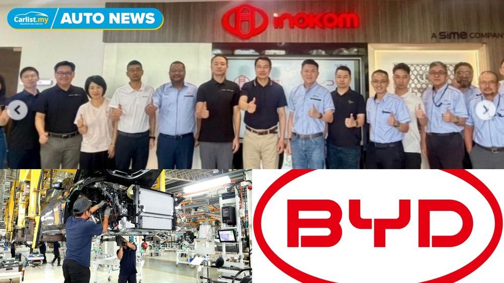 BYD executives visit Inokom plant, local assembly plans brewing in Kedah?