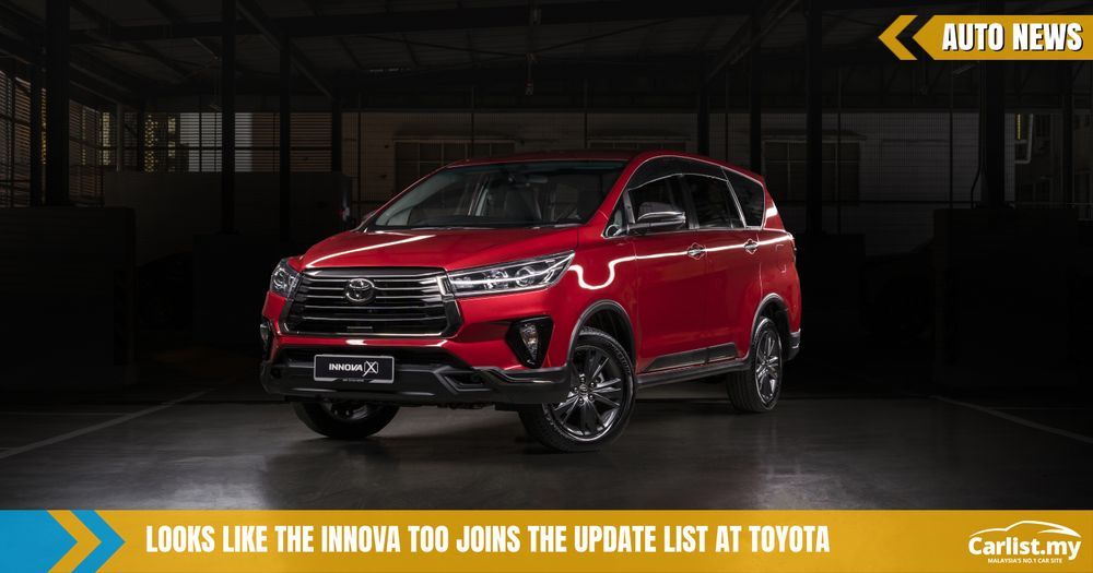 2021 Toyota Innova Toyota S Much Loved Mpv Gets An Update Auto News Carlist My