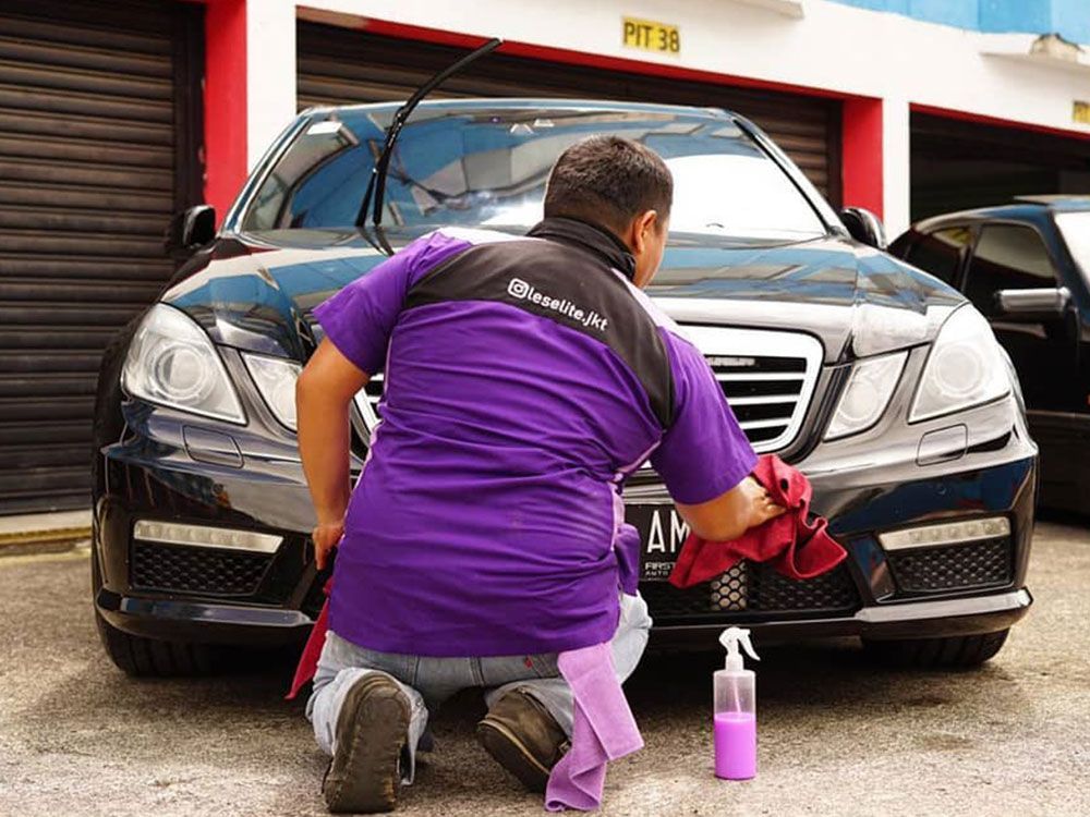 Les Elite Tawarkan Jasa Cuci Mobil Kekinian