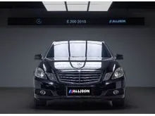 2010 Mercedes-Benz E200 1.8 CGI Sedan CKD AT Hitam Dp 3,9 Jt