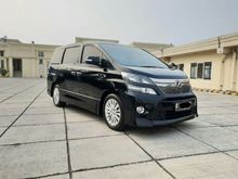 Toyota Vellfire 2.4 ZG Alles CBU Builtup Black on Black 2014 Siap Pakai