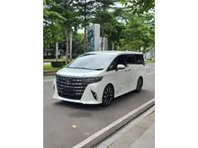 2024 Toyota Alphard 2.5 HEV (Premium Color) MPV CVT ATPM White on Black Odo 19 Rb (TERMURAH)