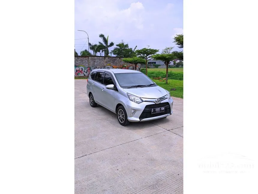 Jual Mobil Toyota Calya 2017 G 1.2 di Jawa Barat Automatic MPV Silver Rp 110.000.000