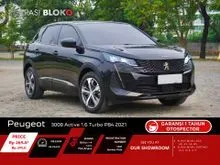 2021 Peugeot 3008 1.6 Active SUV Turbo P84 AT (Faktur 2022) Black Metallic (Fav) Odo 39 Rb (HOT ITEMS) #Garasi Bloko
