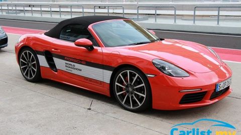 New Porsche 718 Boxster Previewed. To be launched in August.