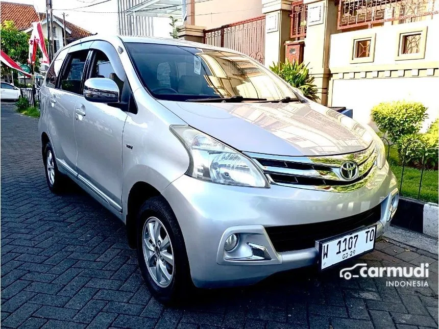 Jual Mobil Toyota Avanza 2015 G Luxury 1.3 di Jawa Timur Manual MPV Silver Rp 126.000.000