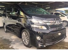 2013 Toyota Vellfire 2.4 UNREG (GOLDEN EYE) (PowerBoot, 2 PowerDoors, LCD Roof Monitor, Reverse Cam) PRICE CAN NEGO. CALL NOW EXTRA DISCOUNT